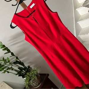 Calvin Klein sleeveless fit & flare dress | like new!